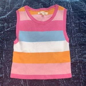 striped pacsun sweater tank